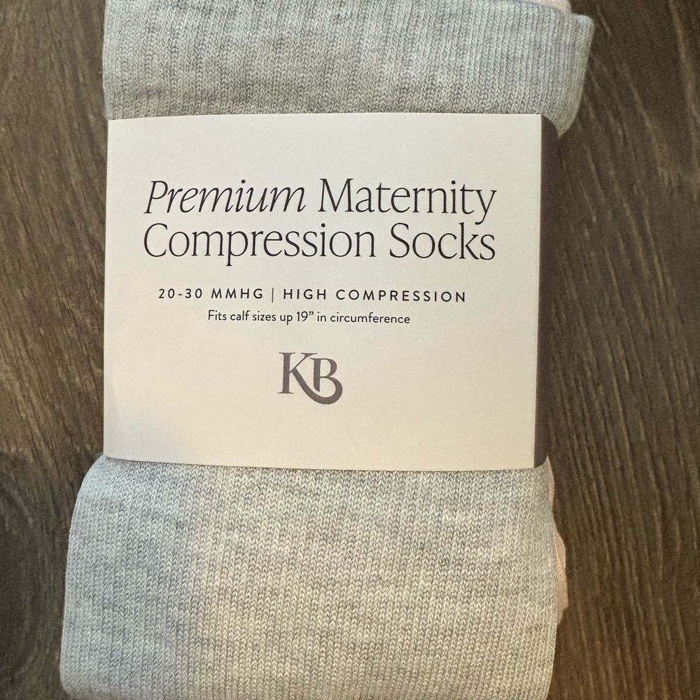 Premium Maternity Compression Socks - 2 pairs